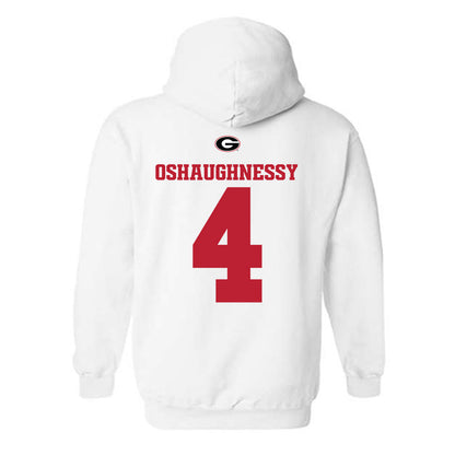 Georgia - NCAA Baseball : Michael Oshaughnessy - Fashion Shersey Hooded Sweatshirt-1