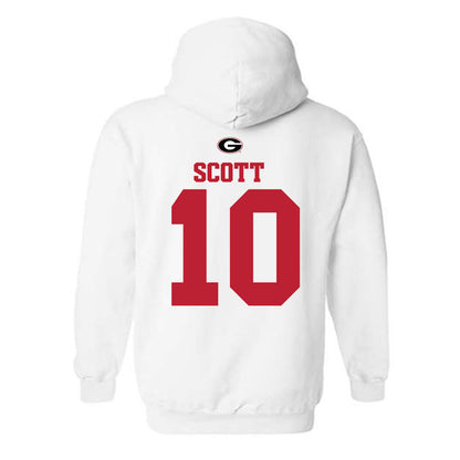 Georgia - NCAA Baseball : Matt Scott - Fashion Shersey Hooded Sweatshirt-1