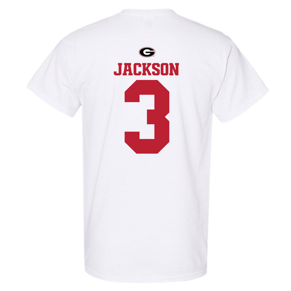 Georgia - NCAA Baseball : Daniel Jackson - Fashion Shersey T-Shirt-1