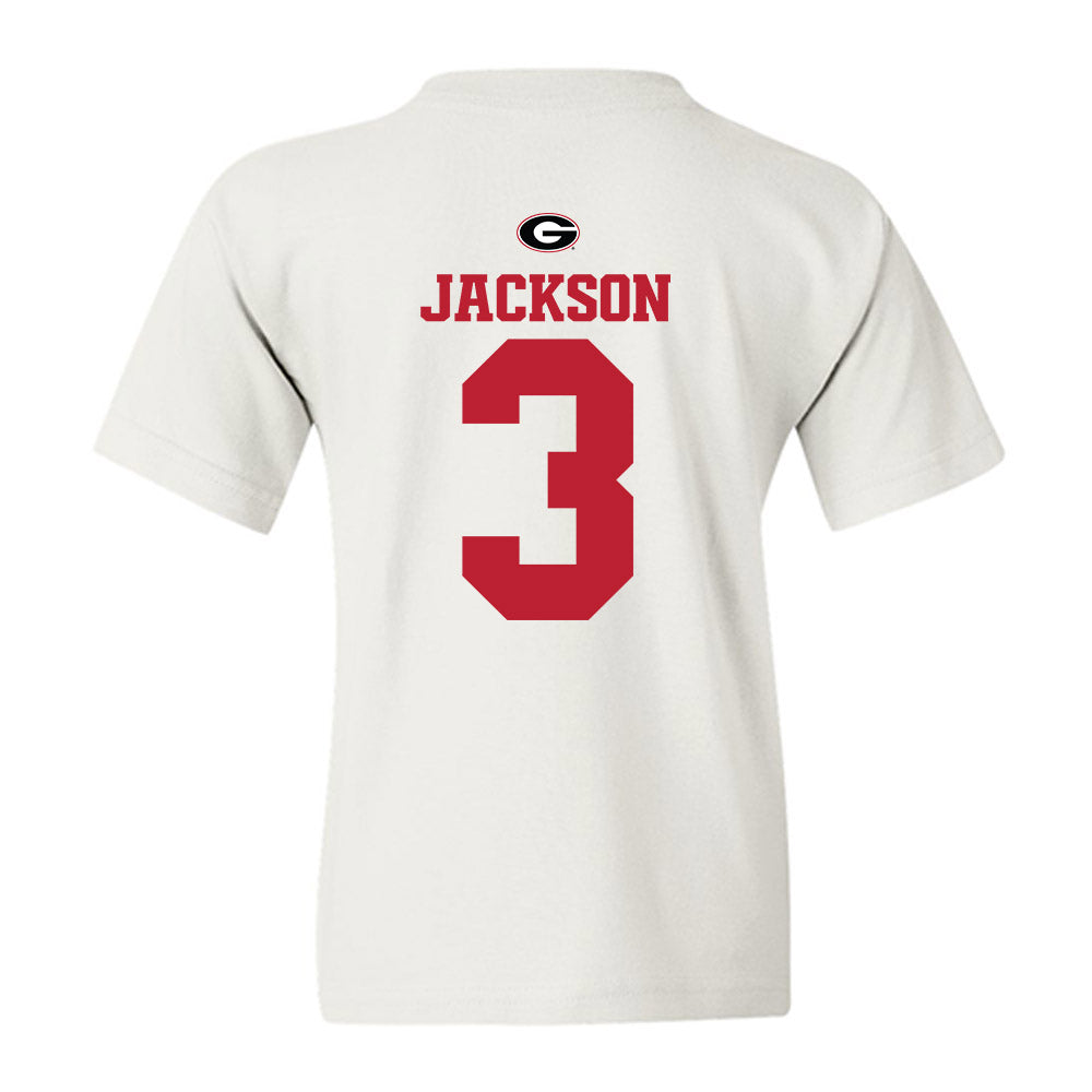 Georgia - NCAA Baseball : Daniel Jackson - Fashion Shersey Youth T-Shirt-1