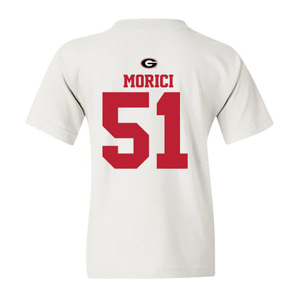 Georgia - NCAA Baseball : Lucas Morici - Fashion Shersey Youth T-Shirt-1