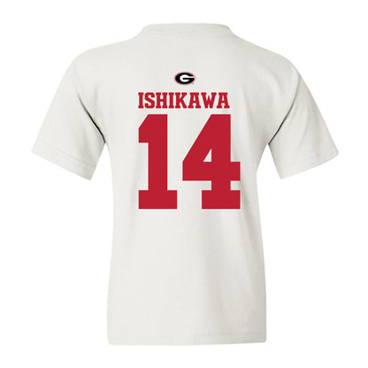 Georgia - NCAA Baseball : Kenny Ishikawa - Fashion Shersey Youth T-Shirt-1