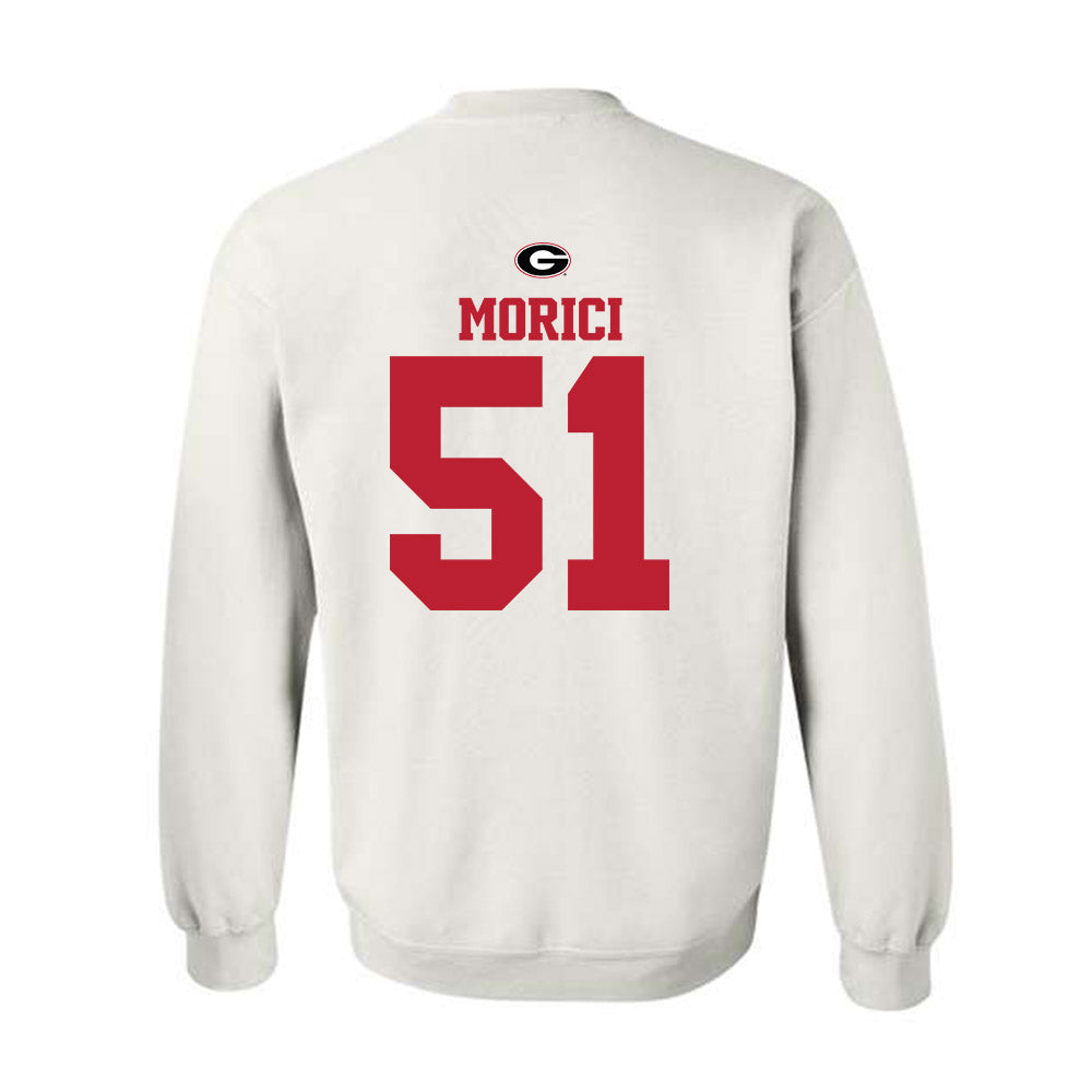 Georgia - NCAA Baseball : Lucas Morici - Fashion Shersey Crewneck Sweatshirt-1