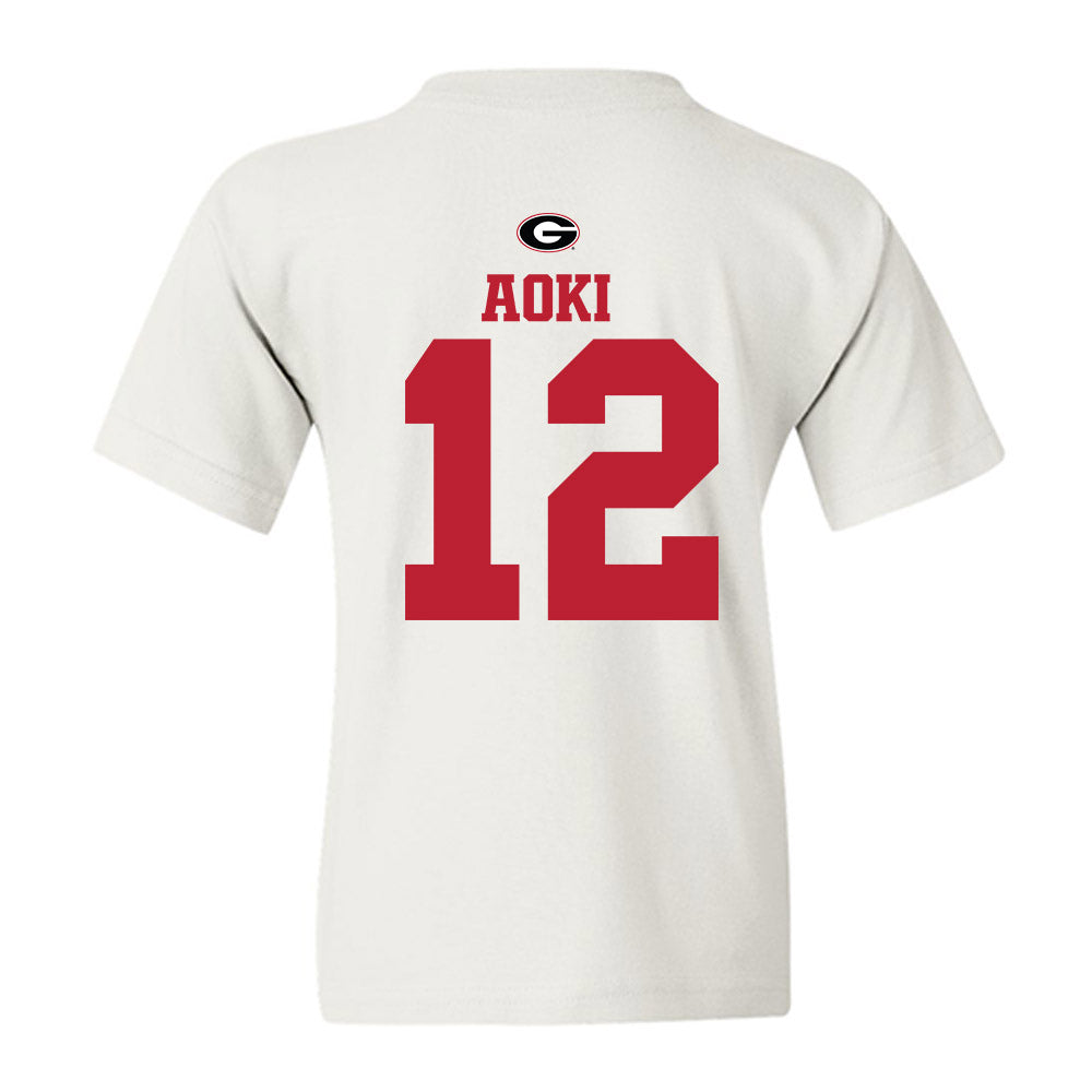 Georgia - NCAA Baseball : Caden Aoki - Fashion Shersey Youth T-Shirt-1