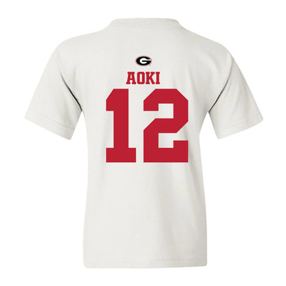 Georgia - NCAA Baseball : Caden Aoki - Fashion Shersey Youth T-Shirt-1