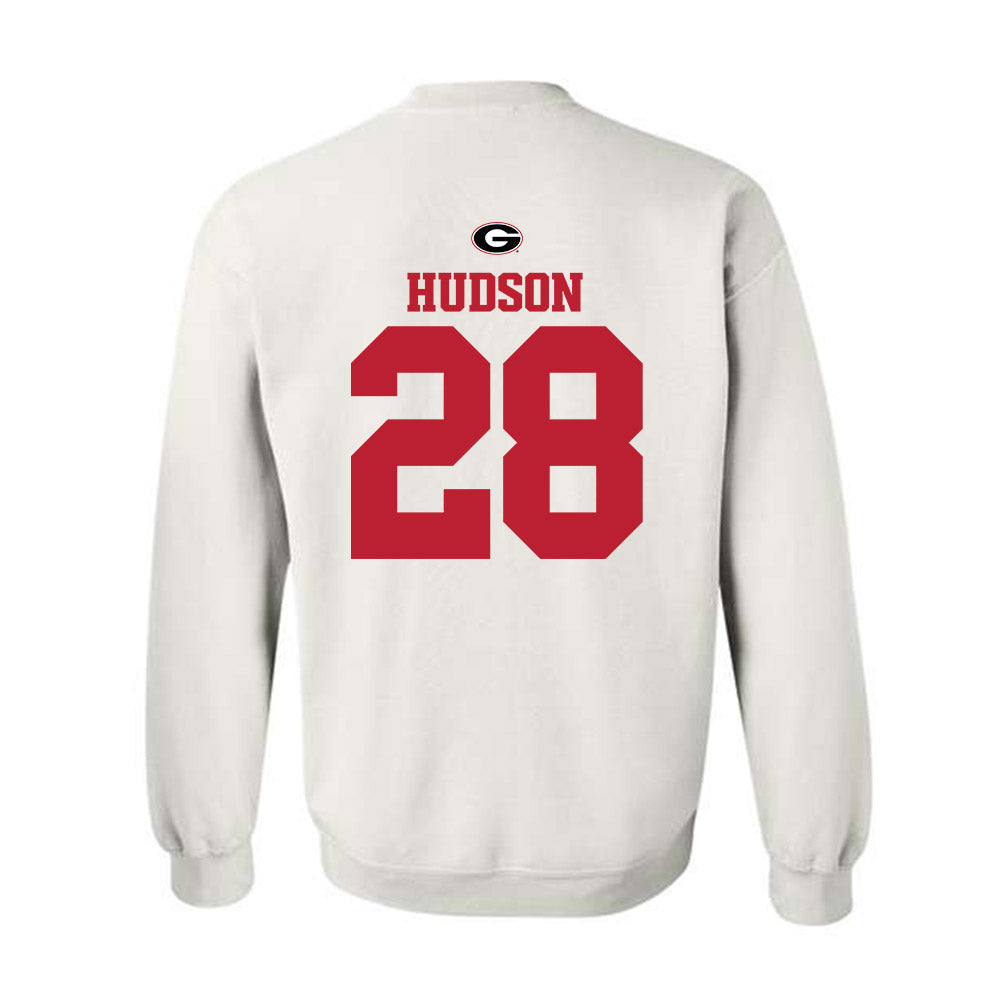 Georgia - NCAA Baseball : Brennan Hudson - Fashion Shersey Crewneck Sweatshirt-1