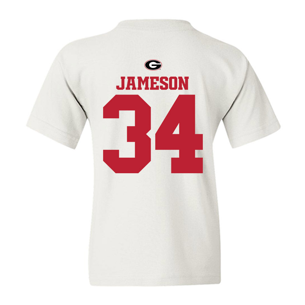 Georgia - NCAA Baseball : Caleb Jameson - Fashion Shersey Youth T-Shirt-1