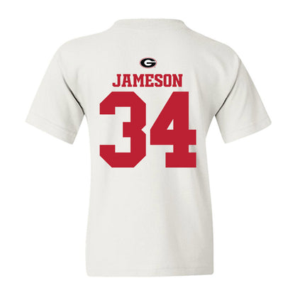Georgia - NCAA Baseball : Caleb Jameson - Fashion Shersey Youth T-Shirt-1