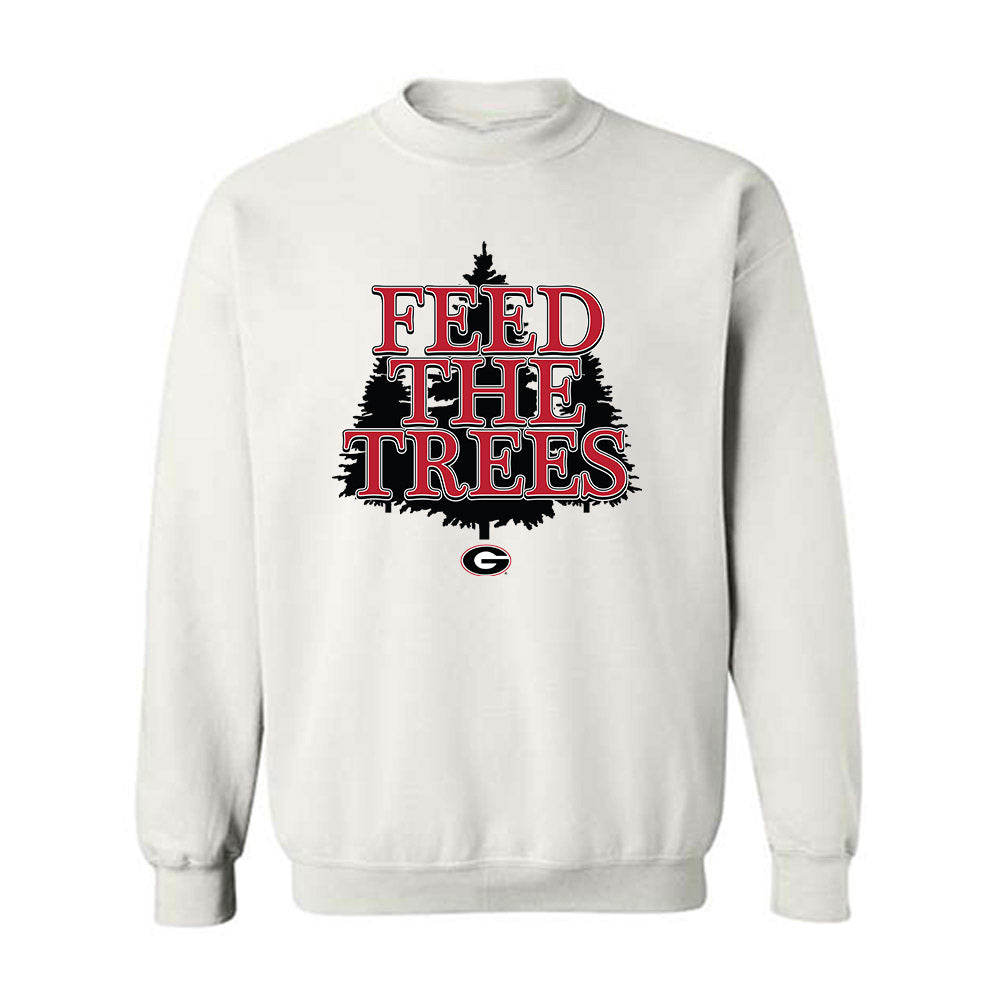 Georgia - NCAA Baseball : Ty Peeples - Fashion Shersey Crewneck Sweatshirt-0