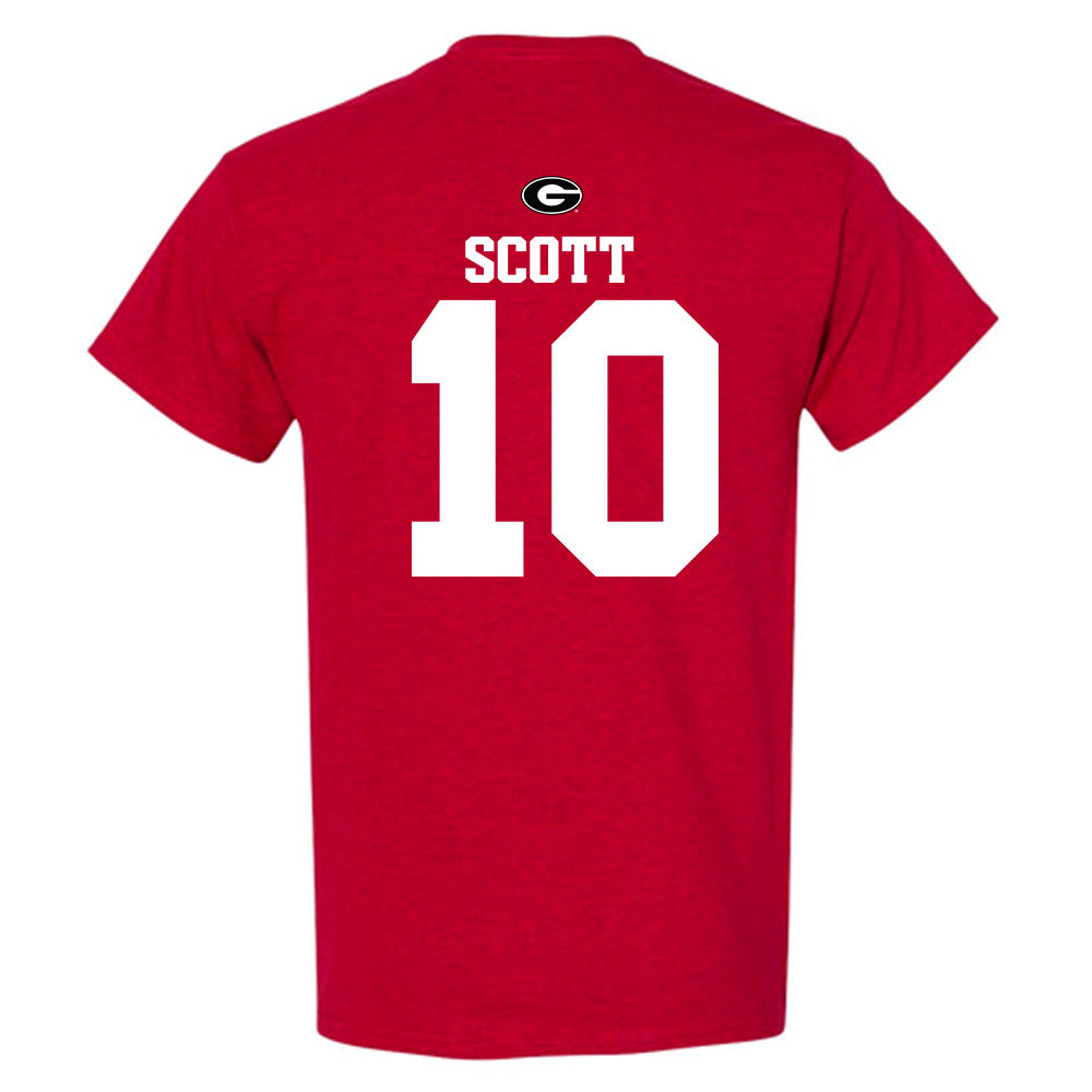 Georgia - NCAA Baseball : Matt Scott - Fashion Shersey T-Shirt-1