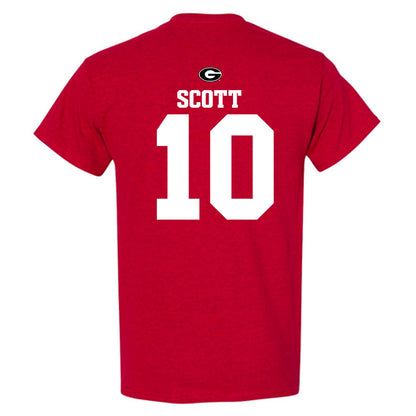 Georgia - NCAA Baseball : Matt Scott - Fashion Shersey T-Shirt-1