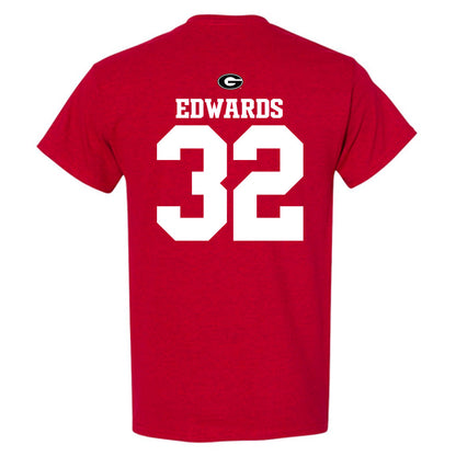 Georgia - NCAA Baseball : Grant Edwards - Fashion Shersey T-Shirt-1