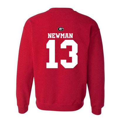 Georgia - NCAA Baseball : Scott Newman - Fashion Shersey Crewneck Sweatshirt-1