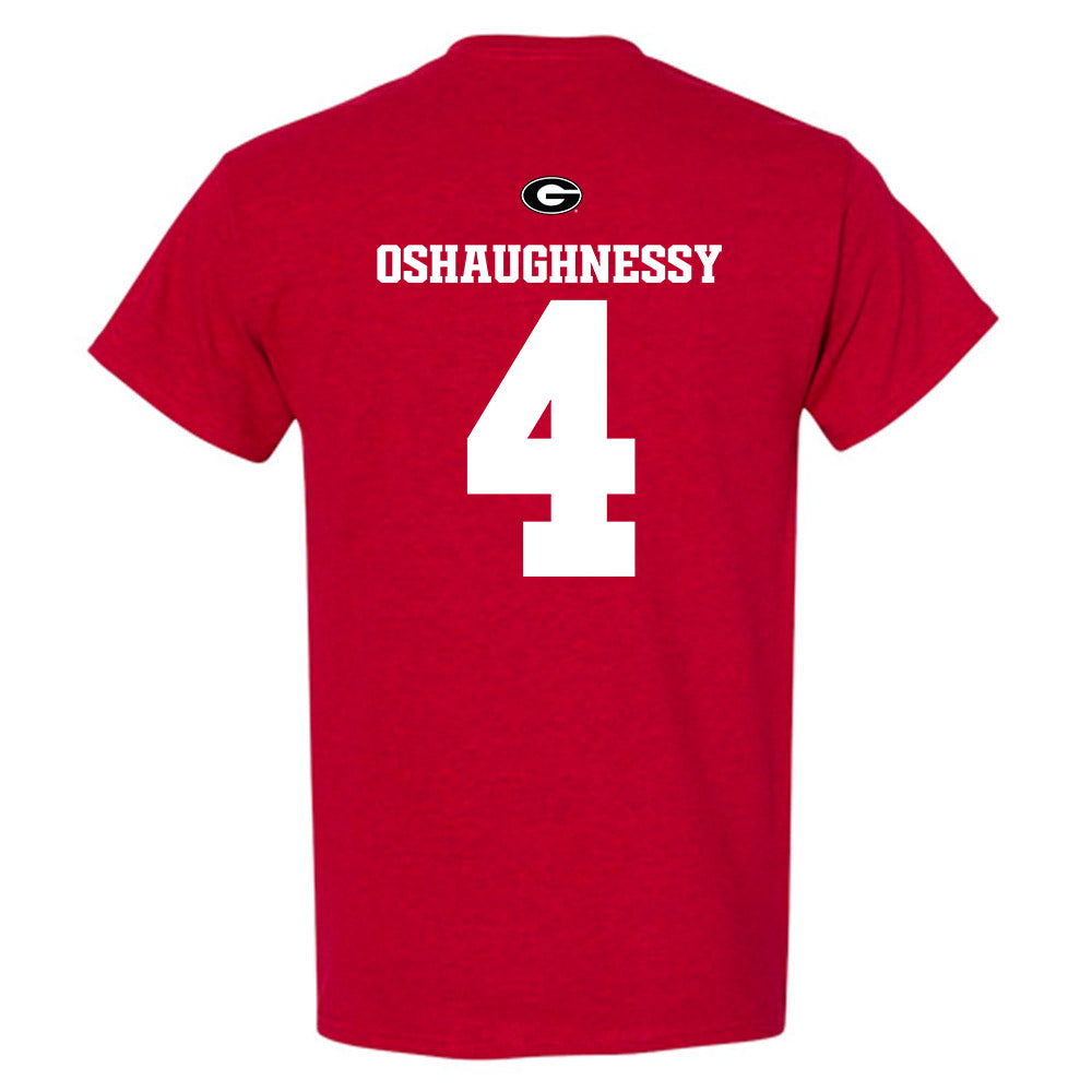 Georgia - NCAA Baseball : Michael Oshaughnessy - Fashion Shersey T-Shirt-1
