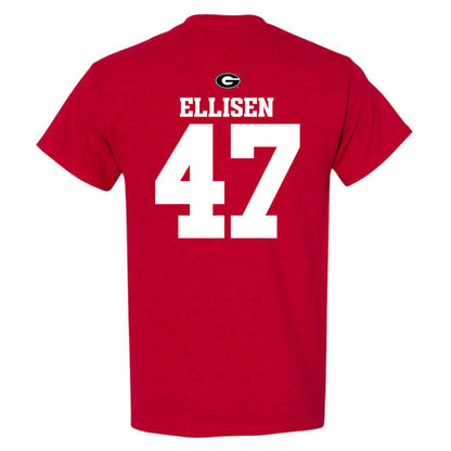Georgia - NCAA Baseball : Thomas Ellisen - Fashion Shersey T-Shirt-1