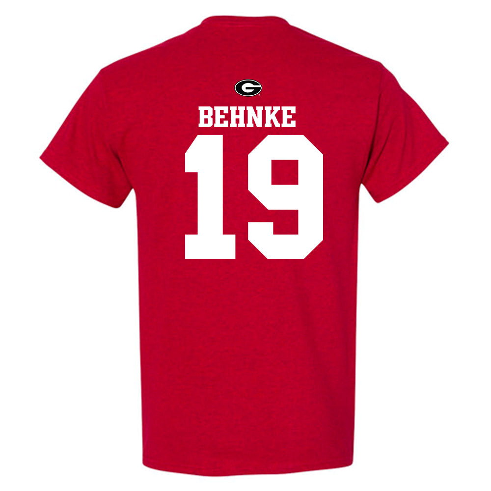 Georgia - NCAA Baseball : Andrew Behnke - Fashion Shersey T-Shirt-1