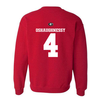 Georgia - NCAA Baseball : Michael Oshaughnessy - Fashion Shersey Crewneck Sweatshirt-1