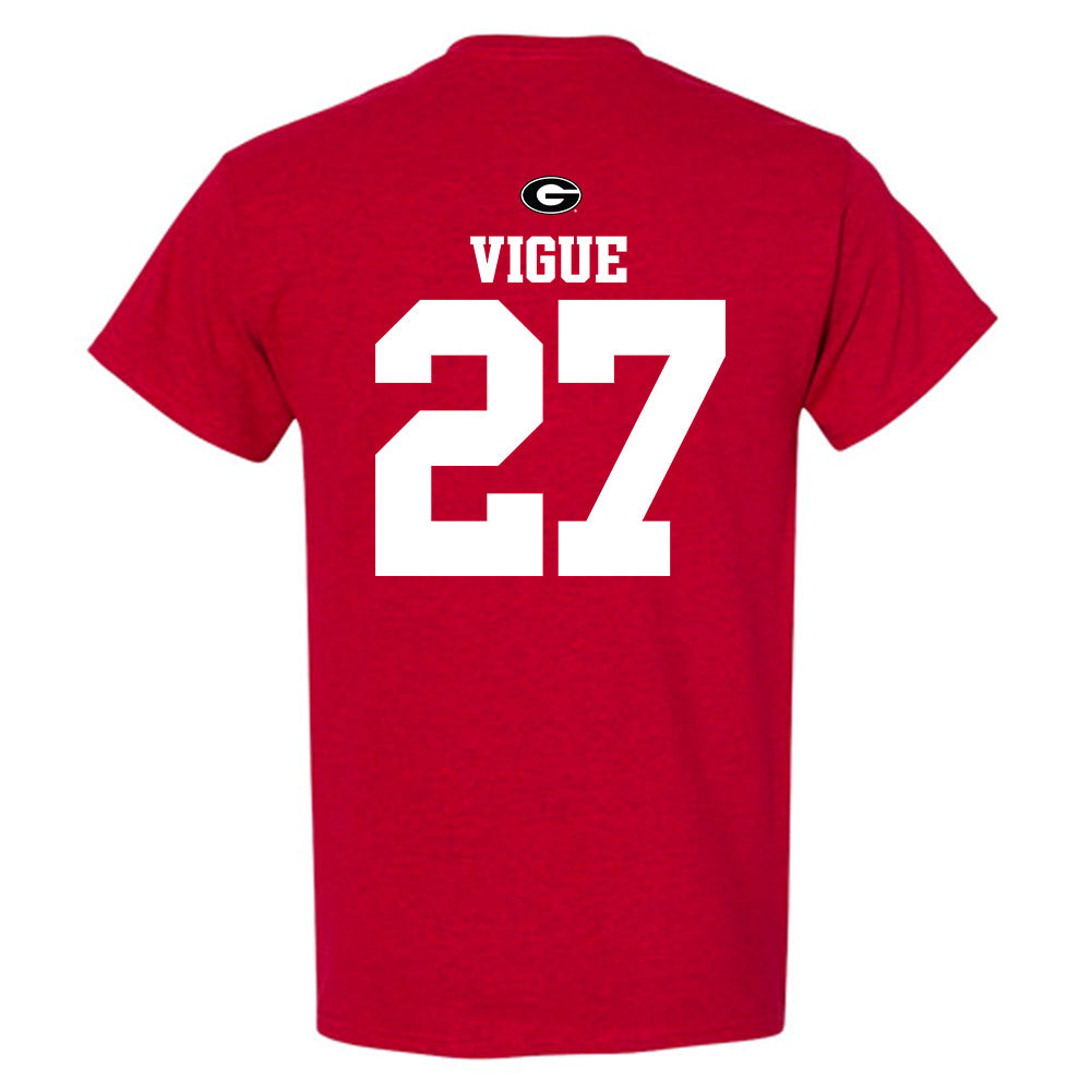 Georgia - NCAA Baseball : Dylan Vigue - Fashion Shersey T-Shirt-1