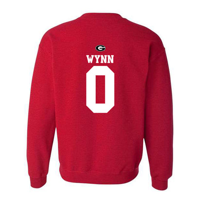 Georgia - NCAA Baseball : Ryan Wynn - Fashion Shersey Crewneck Sweatshirt-1