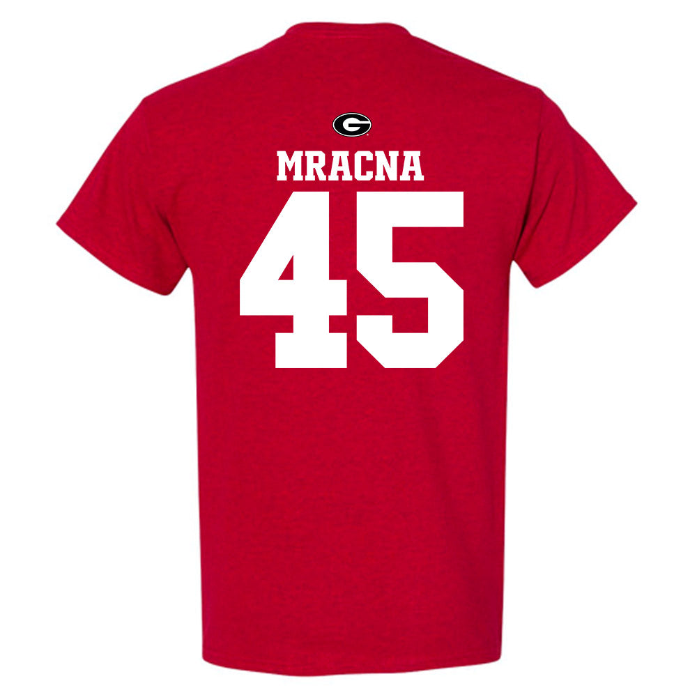 Georgia - NCAA Baseball : Christian Mracna - Fashion Shersey T-Shirt-1