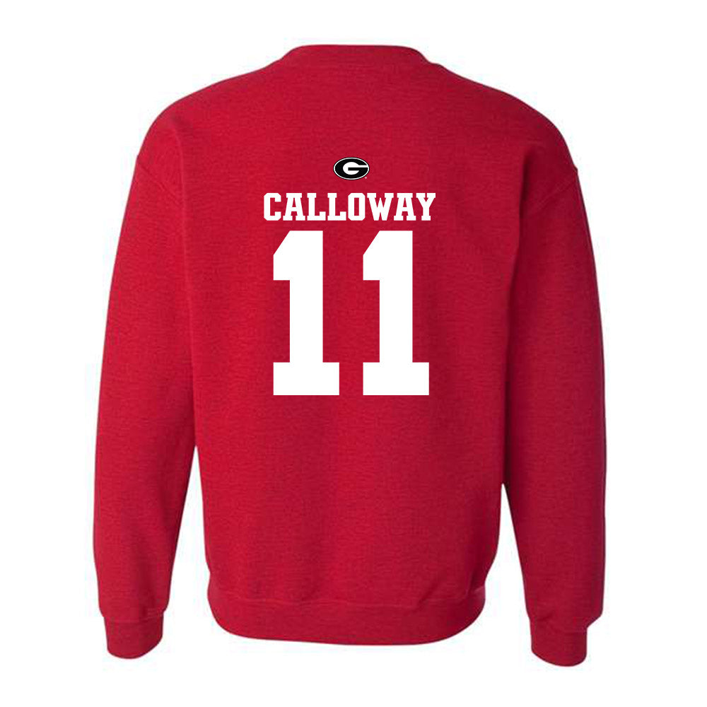Georgia - NCAA Baseball : Bryce Calloway - Fashion Shersey Crewneck Sweatshirt-1