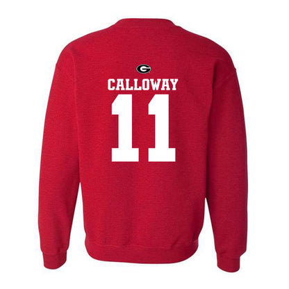 Georgia - NCAA Baseball : Bryce Calloway - Fashion Shersey Crewneck Sweatshirt-1