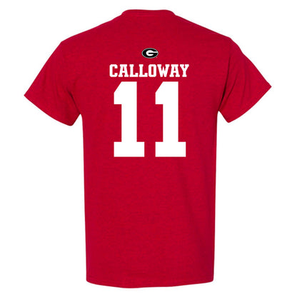 Georgia - NCAA Baseball : Bryce Calloway - Fashion Shersey T-Shirt-1