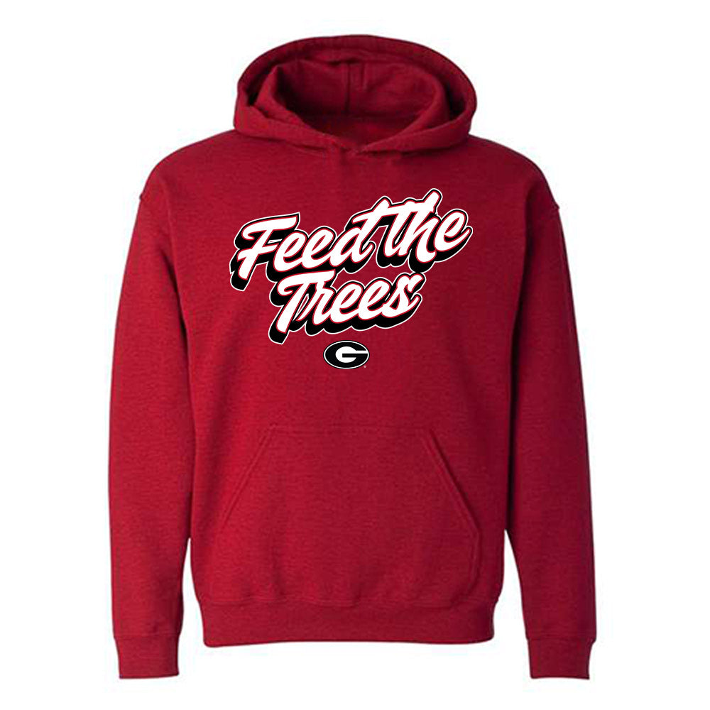Georgia - NCAA Baseball : Dylan Vigue - Fashion Shersey Hooded Sweatshirt-0
