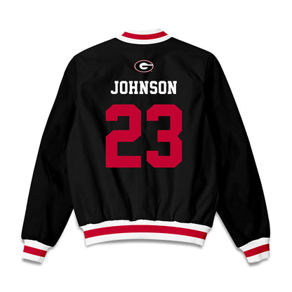 Georgia - NCAA Baseball : Cole Johnson - Bomber Jacket-1