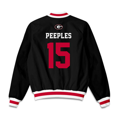 Georgia - NCAA Baseball : Ty Peeples - Bomber Jacket-1