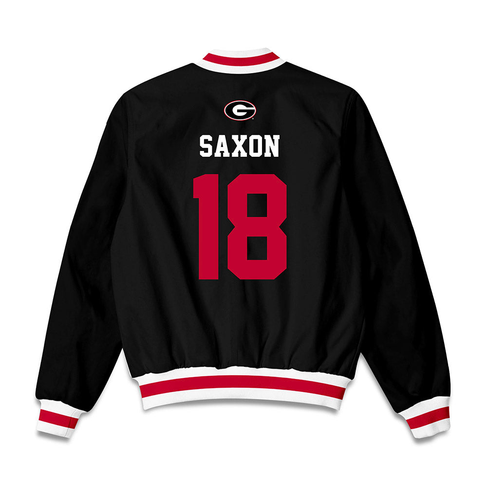 Georgia - NCAA Baseball : TL Saxon - Bomber Jacket-1