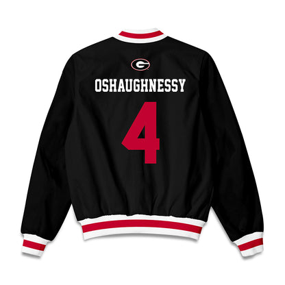 Georgia - NCAA Baseball : Michael Oshaughnessy - Bomber Jacket-1
