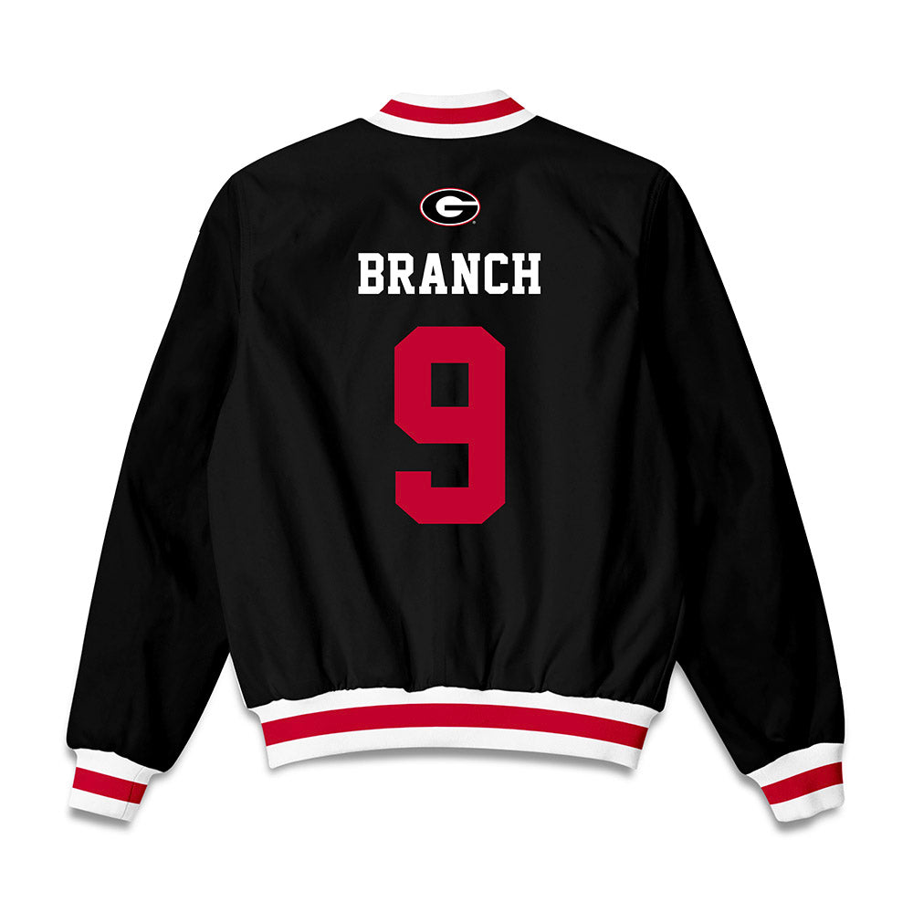 Georgia - NCAA Baseball : Kolby Branch - Bomber Jacket-1