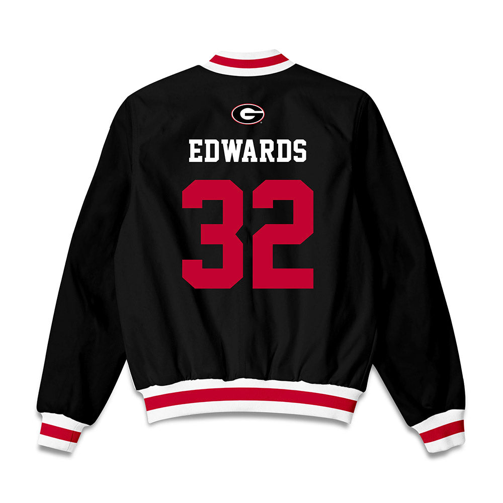 Georgia - NCAA Baseball : Grant Edwards - Bomber Jacket-1