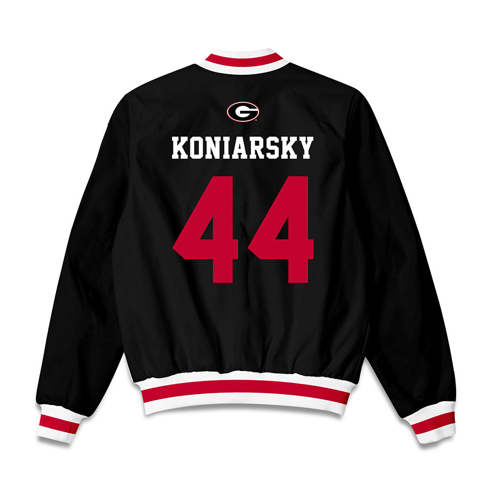 Georgia - NCAA Baseball : Cole Koniarsky - Bomber Jacket-1