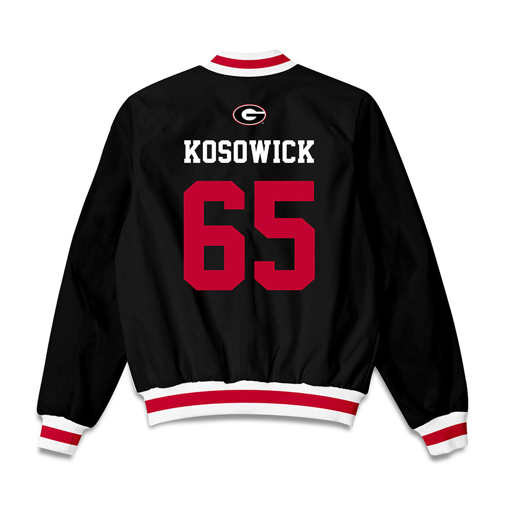 Georgia - NCAA Baseball : Mason Kosowick - Bomber Jacket-1