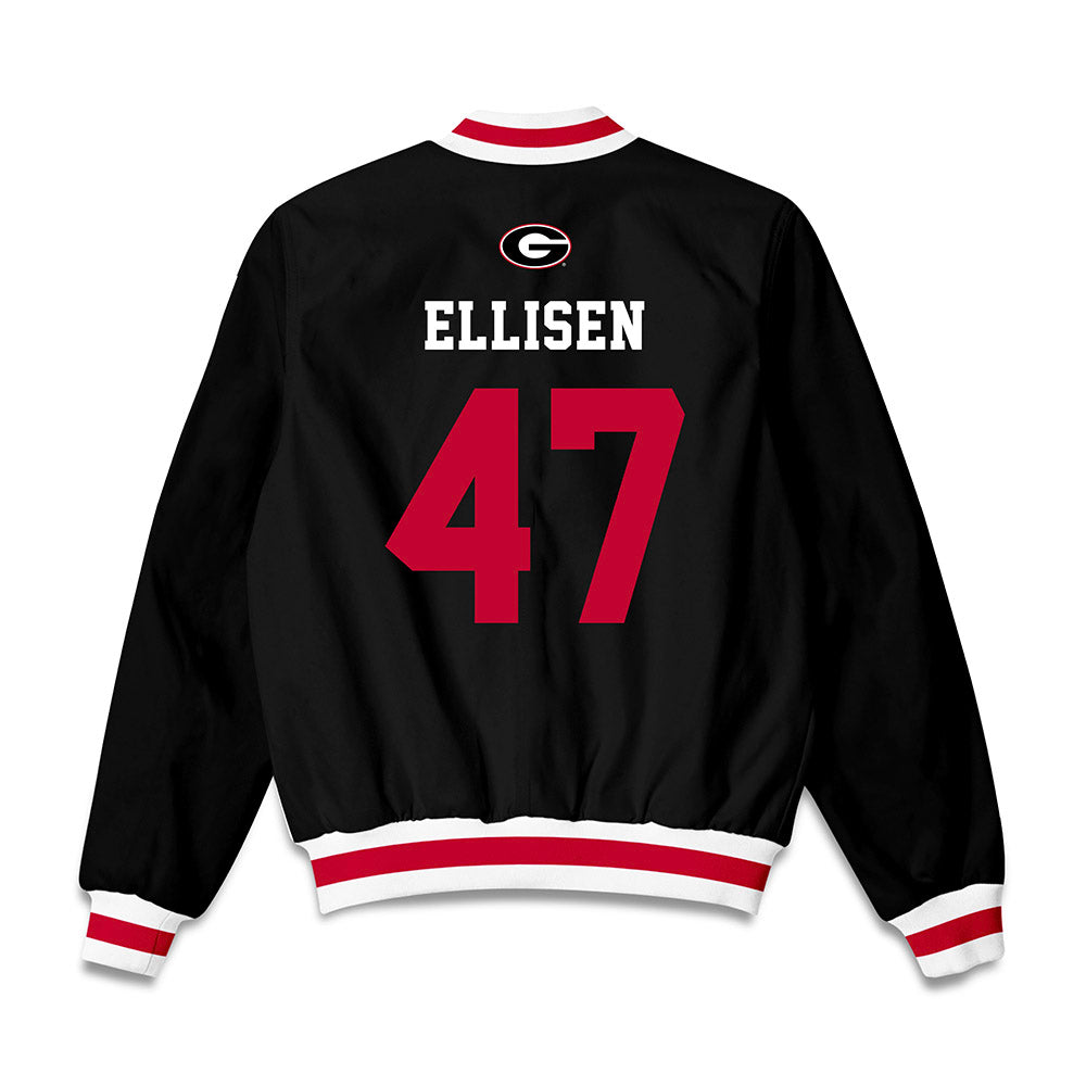 Georgia - NCAA Baseball : Thomas Ellisen - Bomber Jacket-1