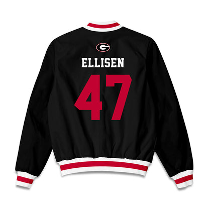 Georgia - NCAA Baseball : Thomas Ellisen - Bomber Jacket-1