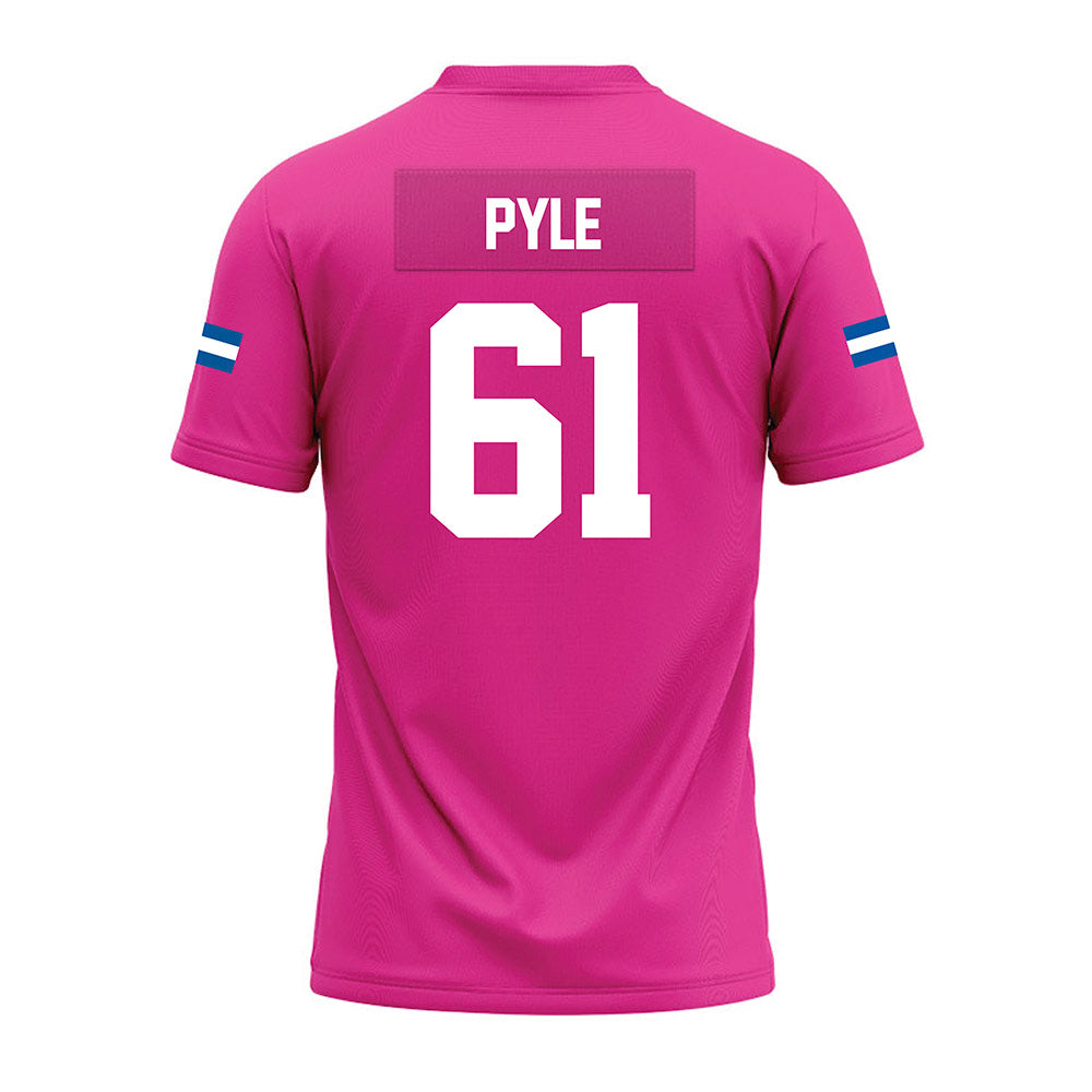 Grand Valley - NCAA Football : Cooper Pyle - Pink Premium Football Jersey-1