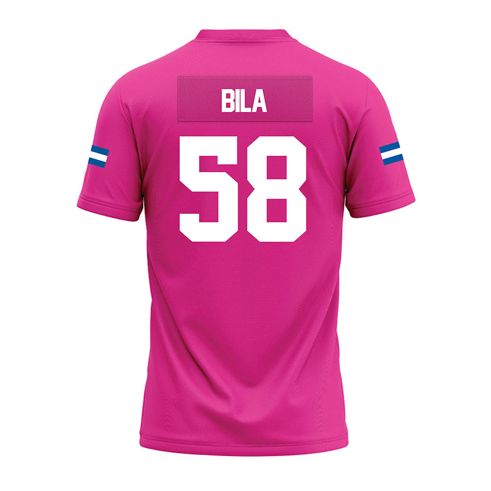 Grand Valley - NCAA Football : Colton Bila - Pink Premium Football Jersey-1