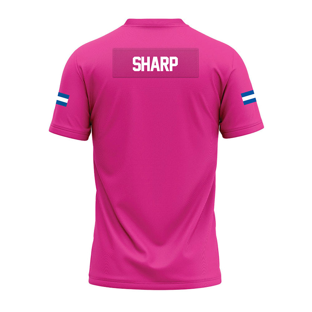 Grand Valley - NCAA Football : Miles Sharp - Pink Premium Football Jersey-1