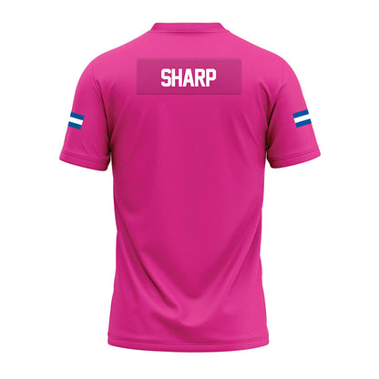 Grand Valley - NCAA Football : Miles Sharp - Pink Premium Football Jersey-1