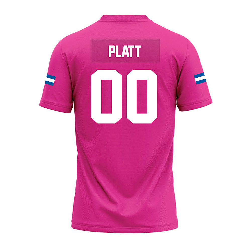 Grand Valley - NCAA Football : Brayden Platt - Pink Premium Football Jersey-1