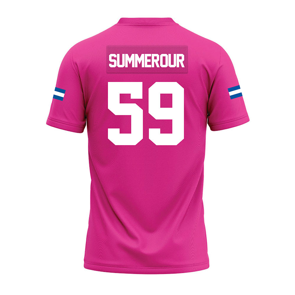 Grand Valley - NCAA Football : Cameron Summerour - Pink Premium Football Jersey-1