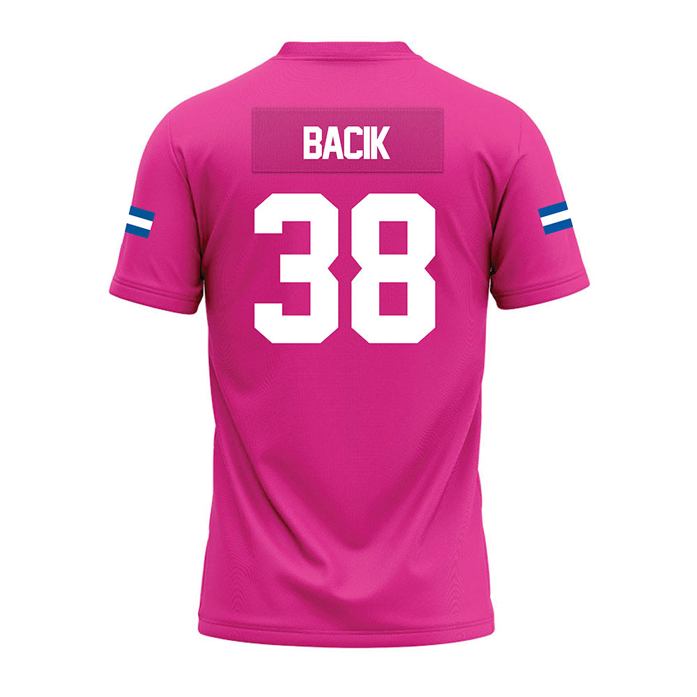 Grand Valley - NCAA Football : Mathew Bacik - Pink Premium Football Jersey-1