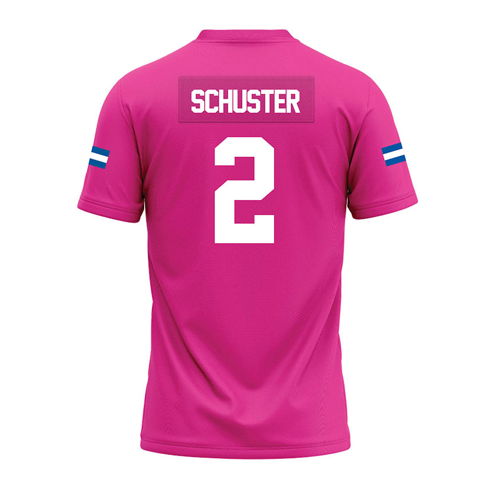 Grand Valley - NCAA Football : Andrew Schuster - Pink Premium Football Jersey-1