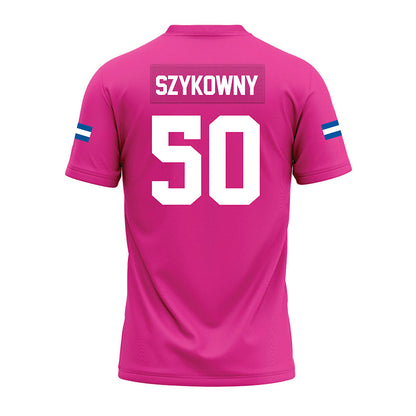 Grand Valley - NCAA Football : Trey Szykowny - Pink Premium Football Jersey-1