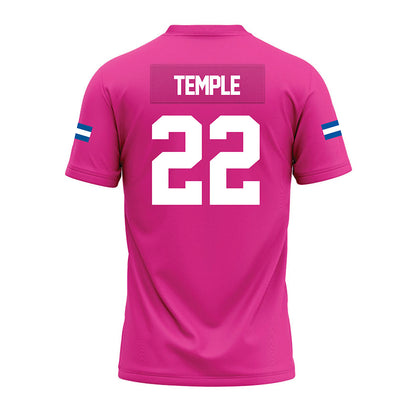 Grand Valley - NCAA Football : Troy Temple - Pink Premium Football Jersey-1