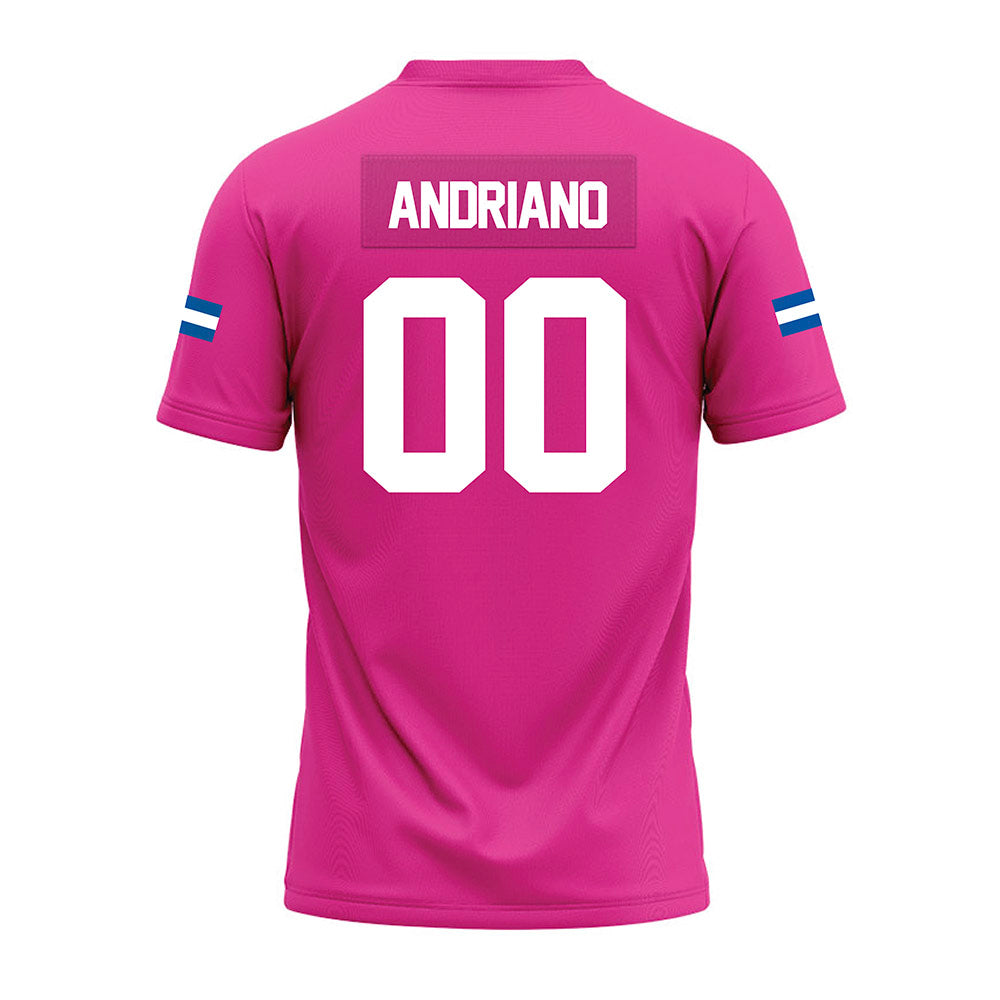Grand Valley - NCAA Football : Mattia Andriano - Pink Premium Football Jersey-1