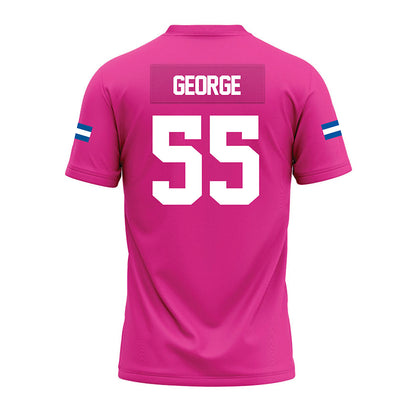 Grand Valley - NCAA Football : Jonnell George - Pink Premium Football Jersey-1